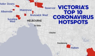 Victoria Hotspots Covid